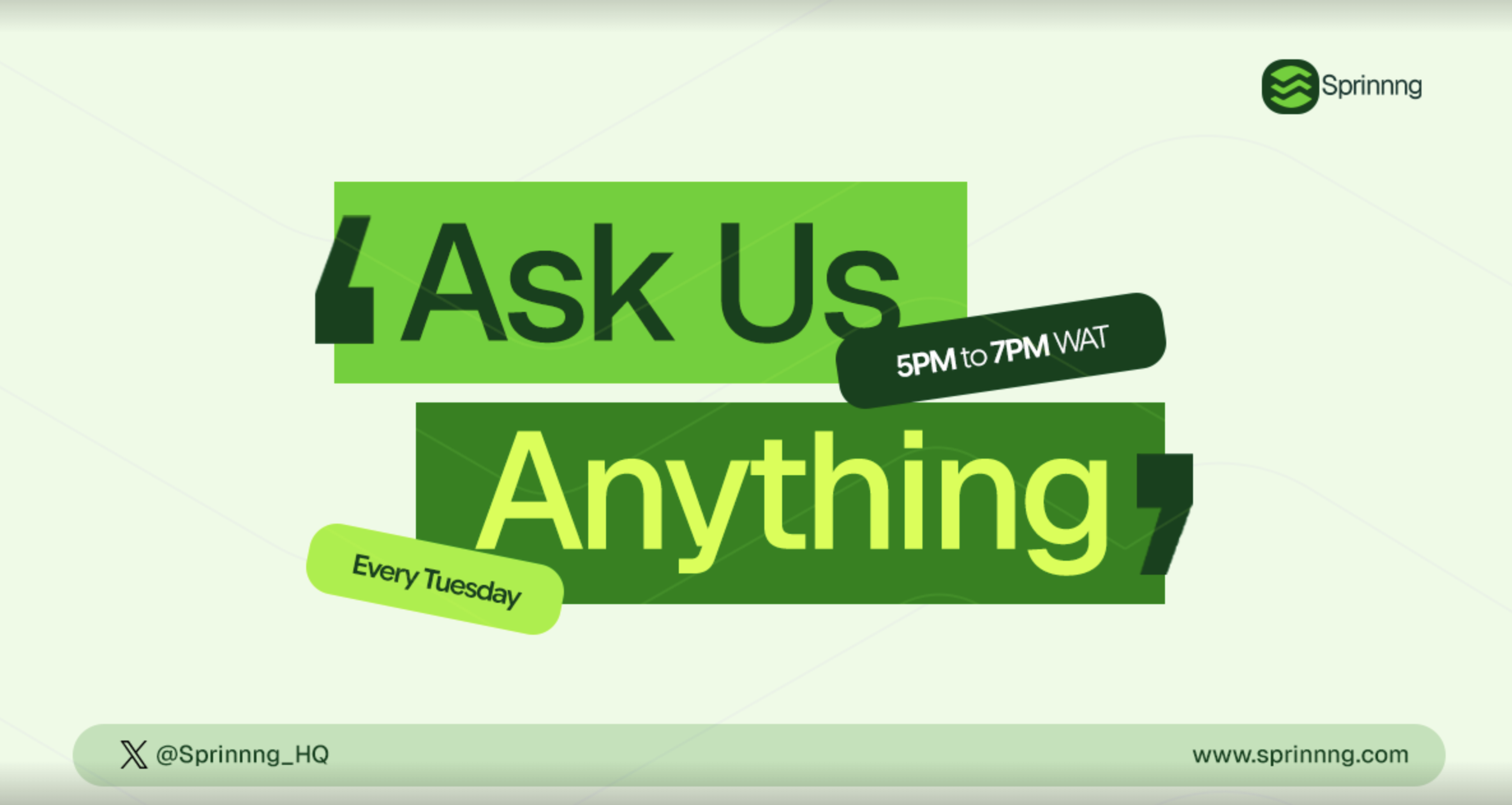 Ask Anything Tuesdays